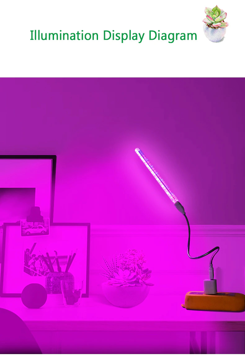 USB LED lampa za rast biljaka